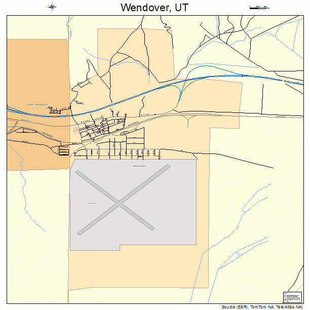 Wendover, UT street map