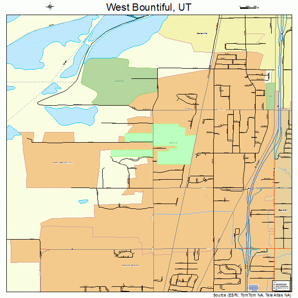 West Bountiful, UT street map