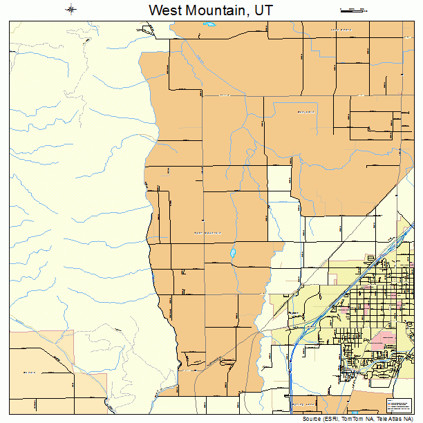 West Mountain, UT street map