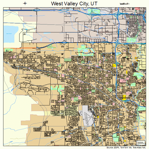 West Valley City, UT street map