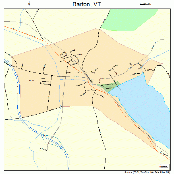 Barton, VT street map