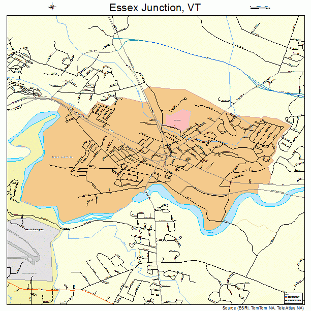Essex Junction, VT street map