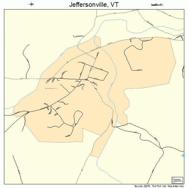 Jeffersonville, VT street map
