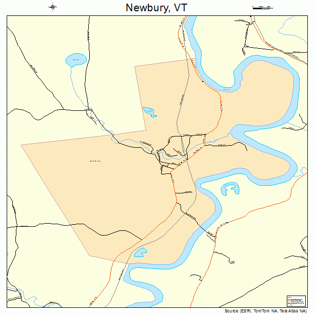 Newbury, VT street map