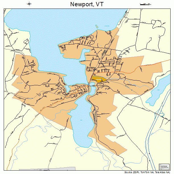 Newport, VT street map