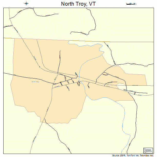 North Troy, VT street map