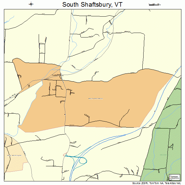 South Shaftsbury, VT street map