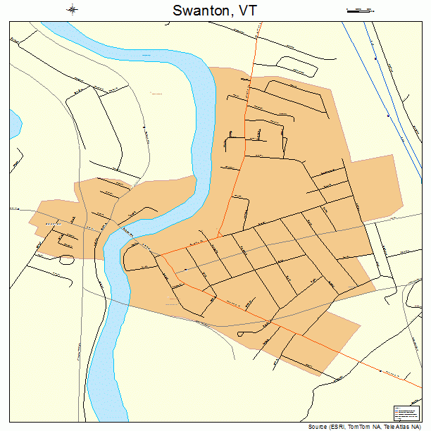 Swanton, VT street map