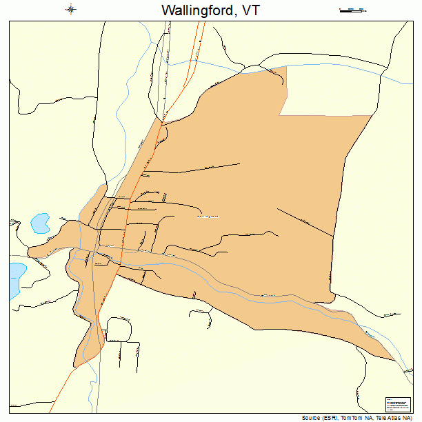 Wallingford, VT street map