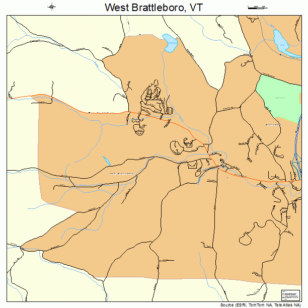 West Brattleboro, VT street map