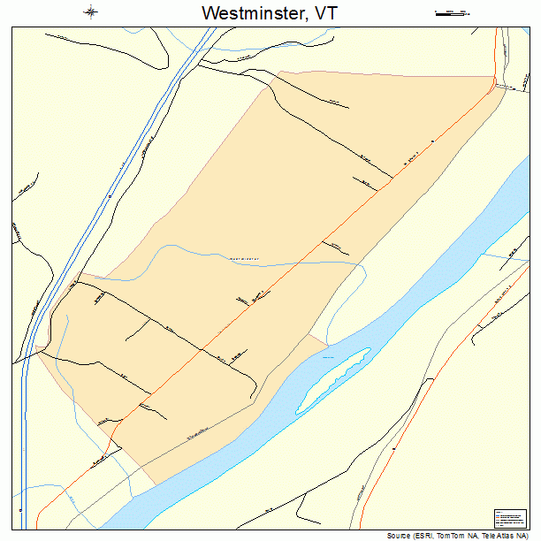 Westminster, VT street map