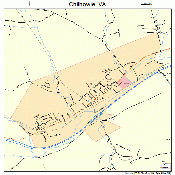 Chilhowie, VA street map