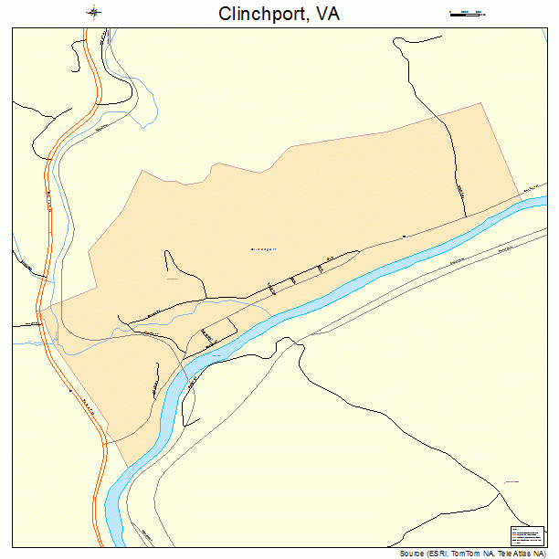Clinchport, VA street map
