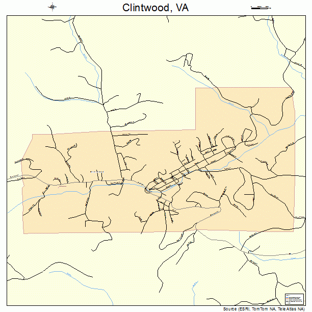 Clintwood, VA street map