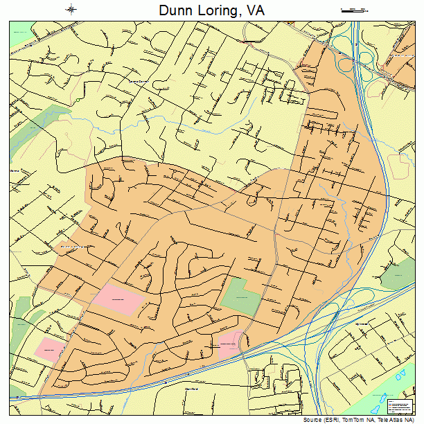 Dunn Loring, VA street map