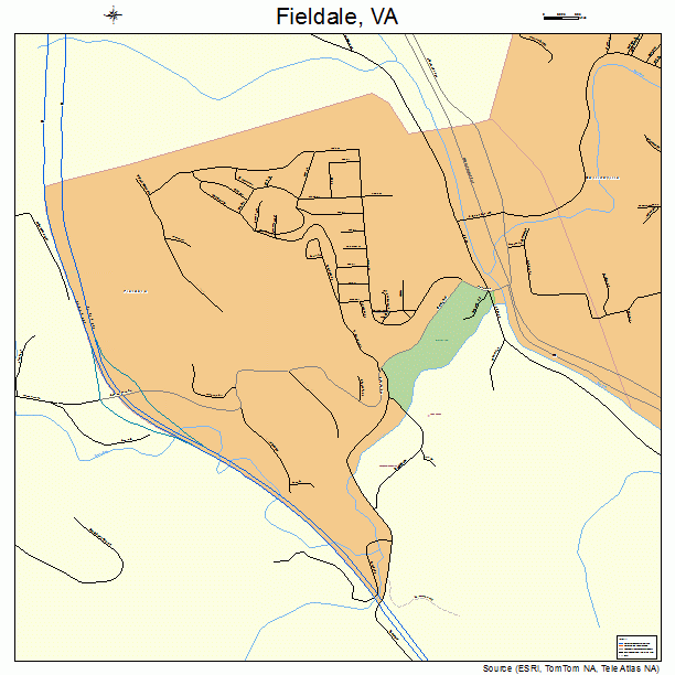 Fieldale, VA street map