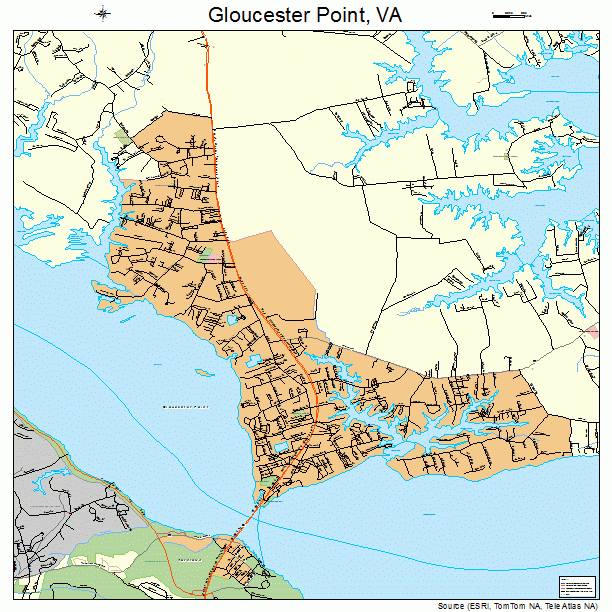 Gloucester Point, VA street map