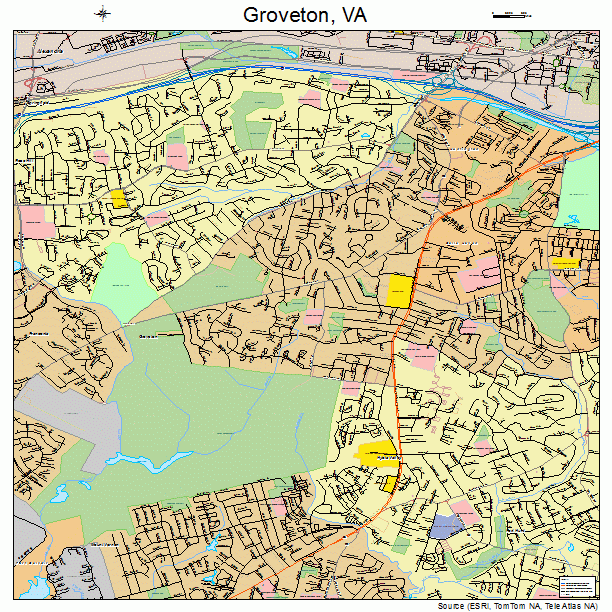 Groveton, VA street map