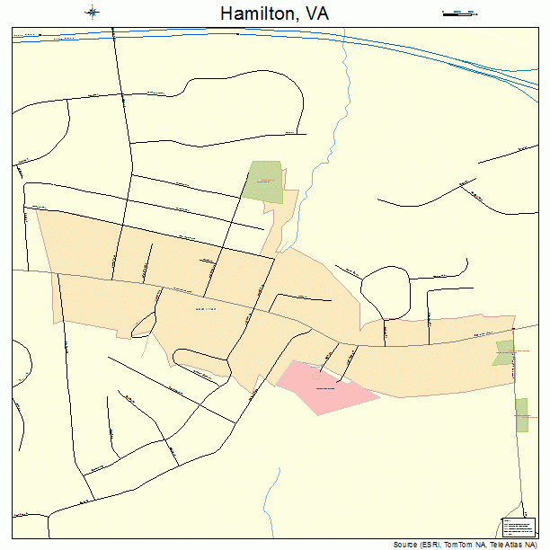 Hamilton, VA street map