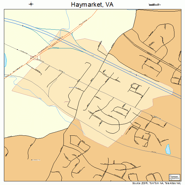 Haymarket, VA street map