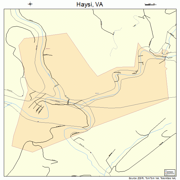Haysi, VA street map
