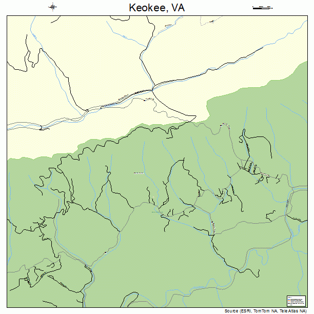 Keokee, VA street map