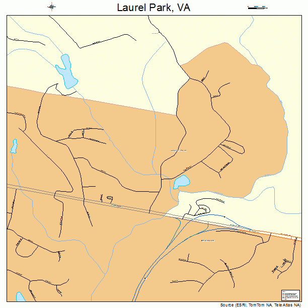 Laurel Park, VA street map