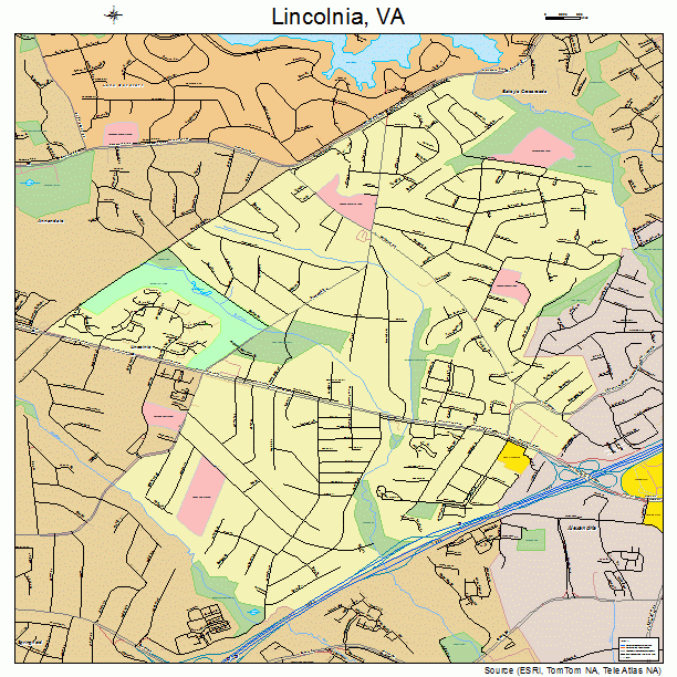 Lincolnia, VA street map