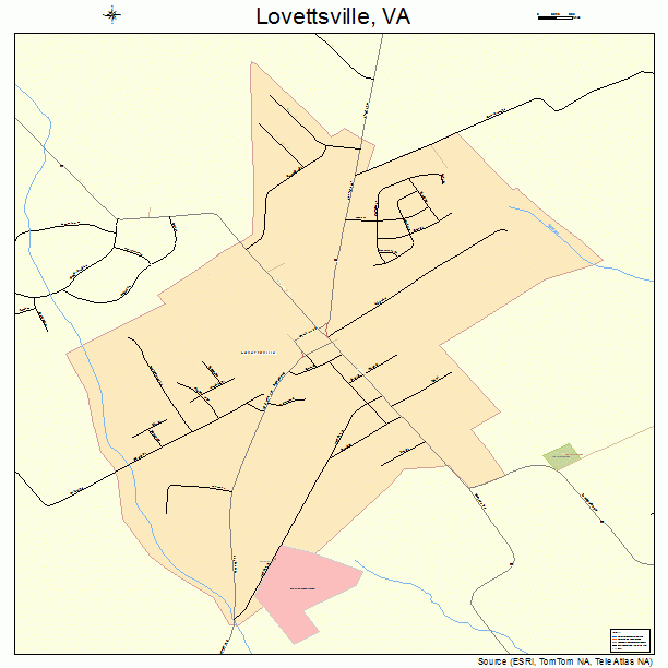 Lovettsville, VA street map