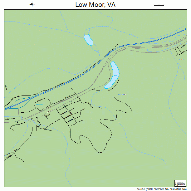 Low Moor, VA street map