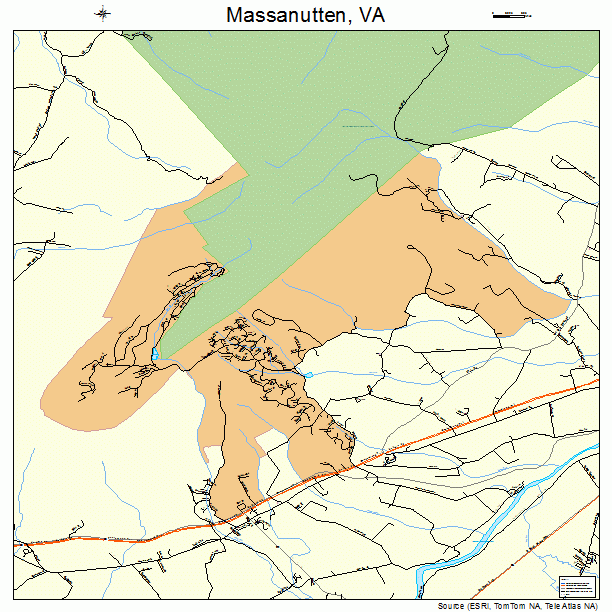 Massanutten, VA street map