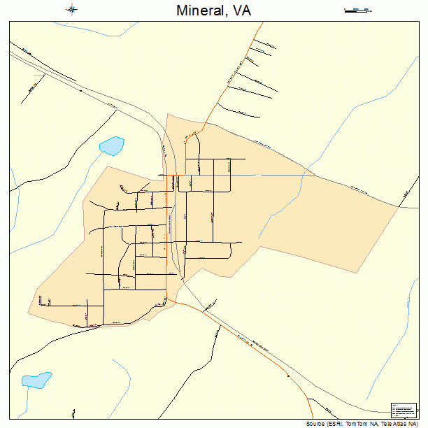 Mineral, VA street map