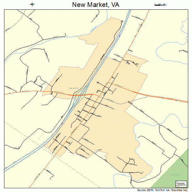 New Market, VA street map