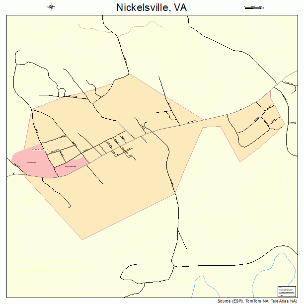 Nickelsville, VA street map