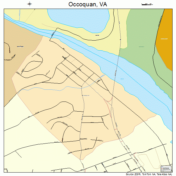 Occoquan, VA street map