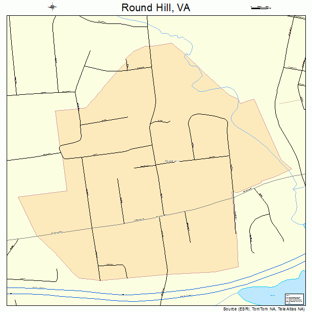 Round Hill, VA street map