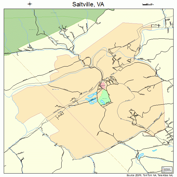 Saltville, VA street map