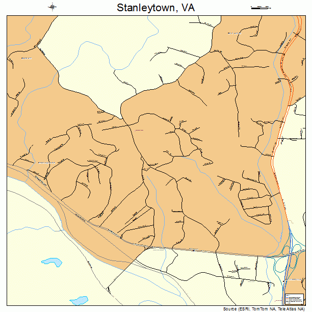 Stanleytown, VA street map