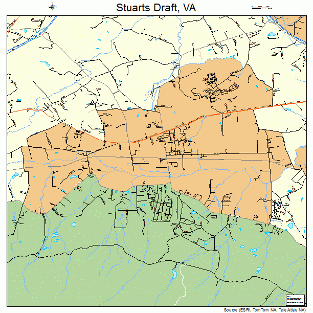 Stuarts Draft, VA street map
