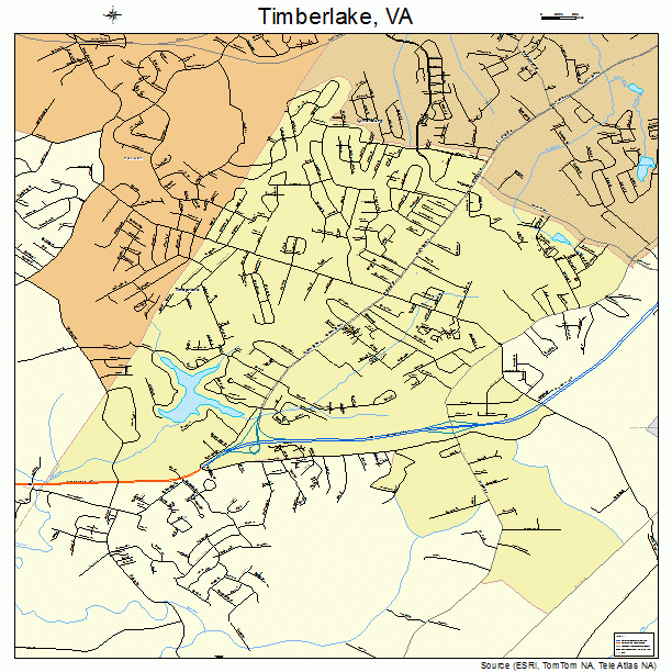 Timberlake, VA street map