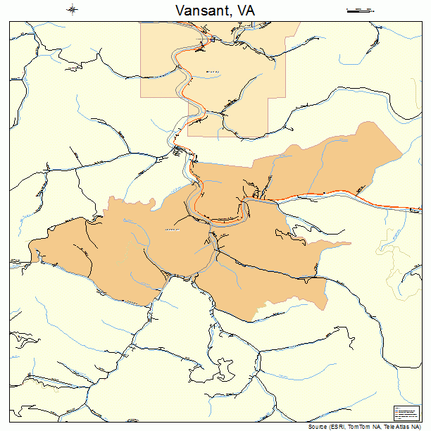 Vansant, VA street map