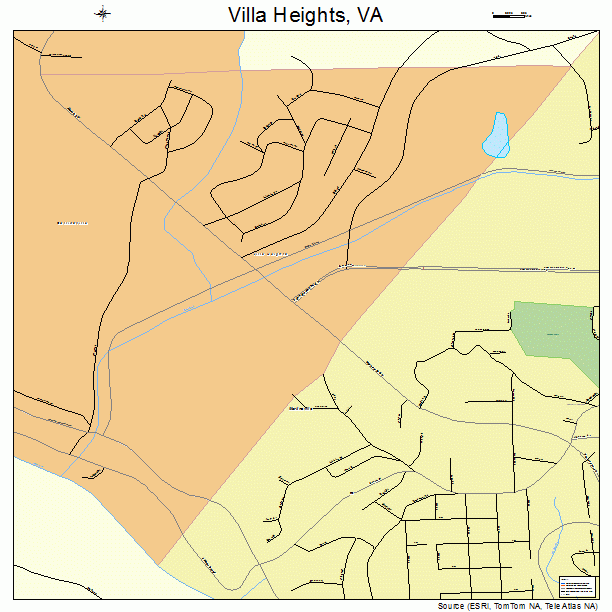 Villa Heights, VA street map