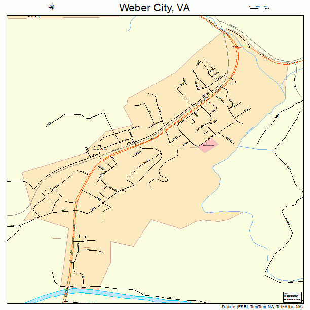 Weber City, VA street map