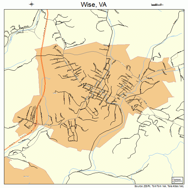 Wise, VA street map