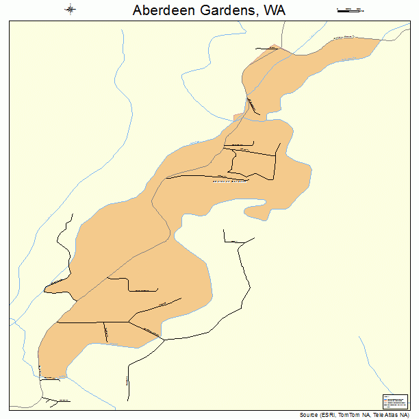Aberdeen Gardens, WA street map