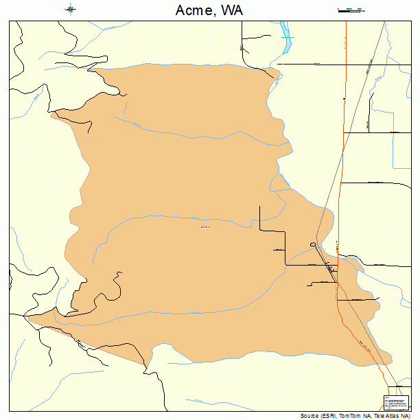 Acme, WA street map