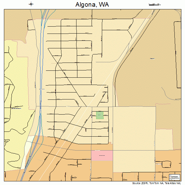 Algona, WA street map