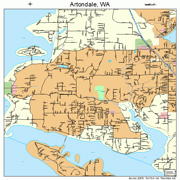 Artondale, WA street map