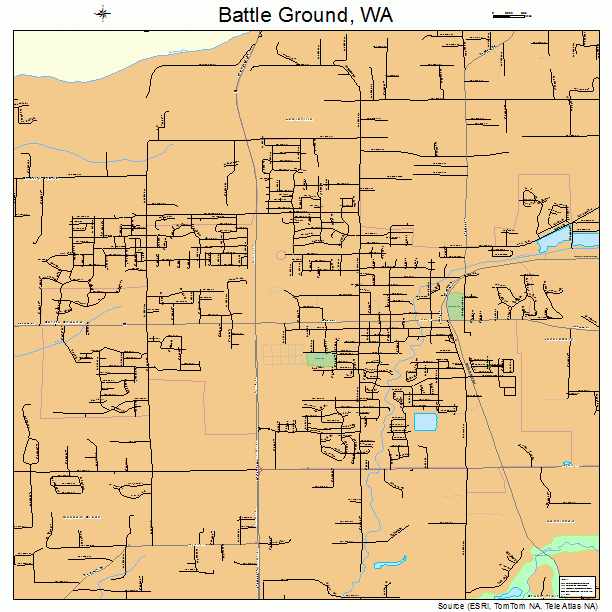Battle Ground, WA street map
