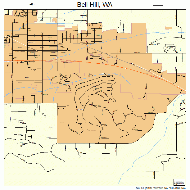 Bell Hill, WA street map